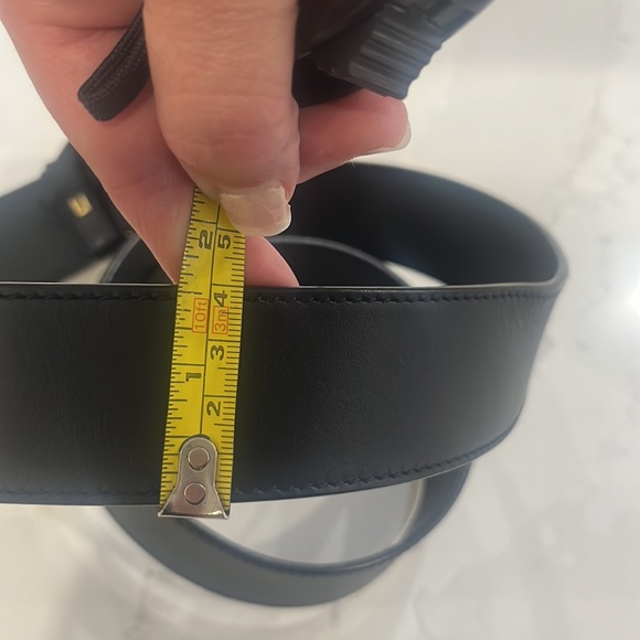 Gucci Black and Gold Double G Belt - Picture 7 of 7